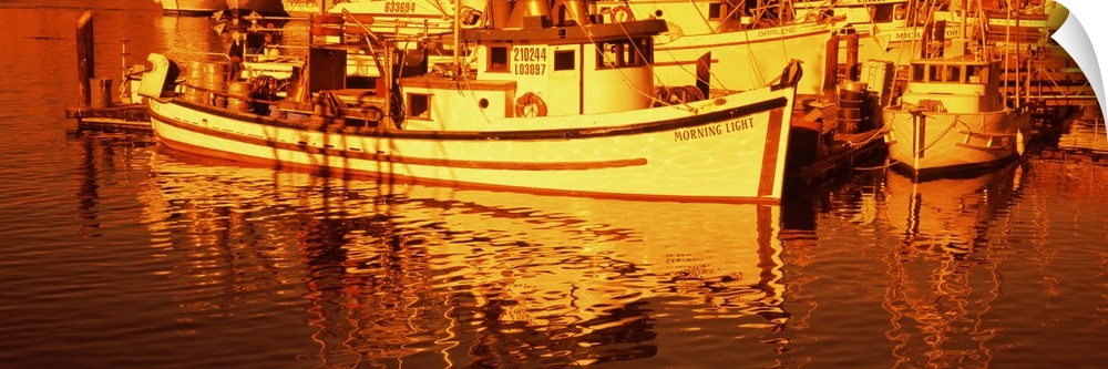 Sunrise, Fishing Boat, Moro Bay, CA