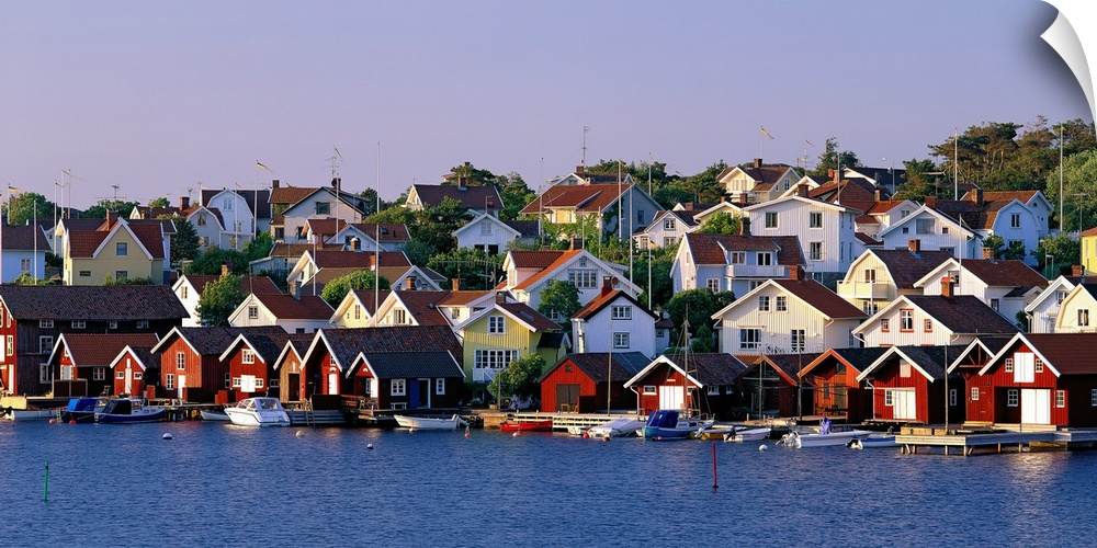 Fishing Village on the West Coast Fiskebaeckskil Sweden