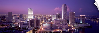Florida, Miami, High angle view of a city