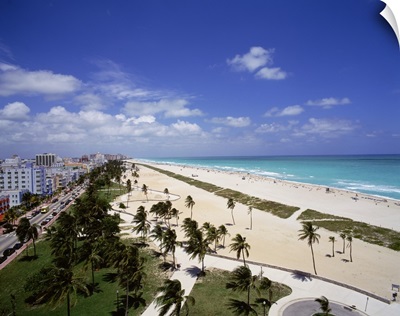 Florida, Miami, Ocean Drive and South Beach of Miami