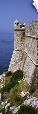 Fortress of St Petar as seen from city wall, Dubrovnik, Croatia