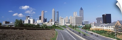 Freedom Parkway & skyline Atlanta GA