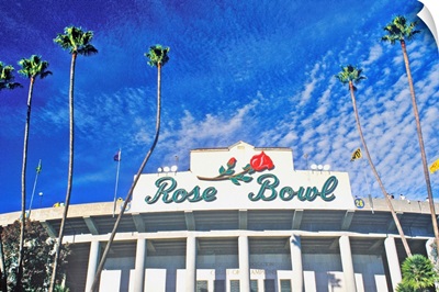 Front entrance to the Rose Bowl in Pasadena, Pasadena, California