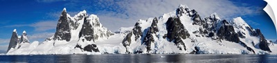 Glacier along a straits, Penola Strait, Antarctica
