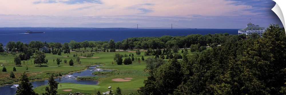 Golf course, Mackinac Island, Michigan