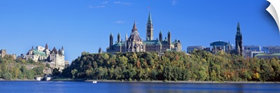 Government building on a hill, Parliament Building, Parliament Hill, Ottawa, Ontario, Canada