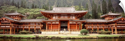 Hawaii, Oahu, Valley of the Temples, Byodo-In Temple, Temple in the forest