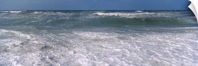 Heavy surf after a storm in the sea, Gulf Of Mexico, Nokomis, Sarasota County, Florida,