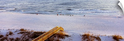 High angle view of a beach, Gulf of Mexico, Orange Beach, Baldwin County, Alabama