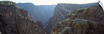 High angle view of a canyon, Black Canyon, Gunnison National Forest, Colorado