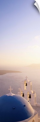 High angle view of a church, Firostefani, Santorini, Cyclades Islands, Greece II