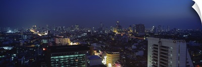 High angle view of a city, Bangkok, Thailand