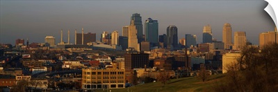 High angle view of a cityscape, Kansas City, Missouri