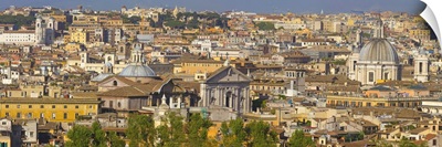 High angle view of a cityscape Rome Lazio Italy