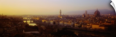 High angle view of Florence, Italy