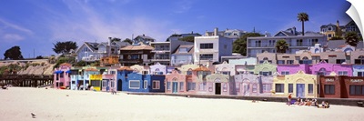 Houses On The Beach, Capitola, Santa Cruz, California