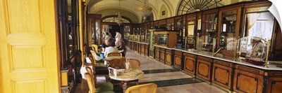 Interiors of a cafe, Cafe Gerbeaud, Budapest, Hungary