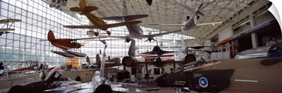 Interiors of a museum Museum of Flight Seattle Washington State