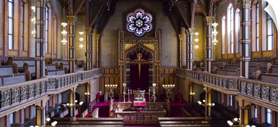 Interiors of a synagogue, Stockholm Synagogue, Stockholm, Sweden