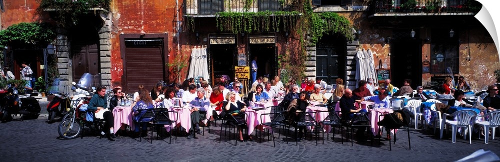 Italy, Rome, cafe