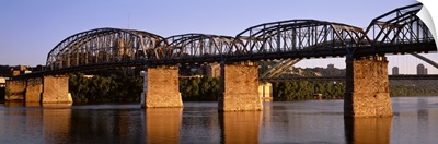 Kentucky, Covington, Ohio River, L & N Bridge, Bridge over the river