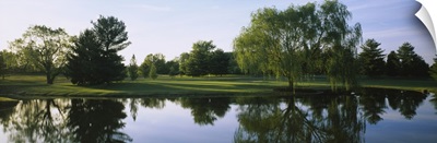 Lake on a golf course, Chantilly Manor Country Club, Maryland