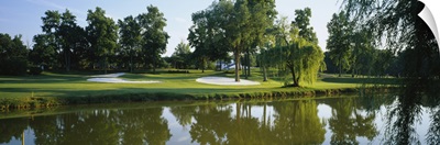 Lake on a golf course, Tantallon Country Club, Fort Washington, Maryland