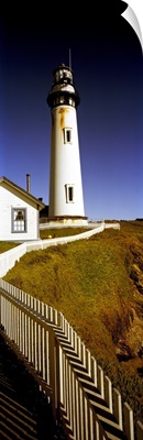 Lighthouse on a cliff, Pigeon Point Lighthouse, California