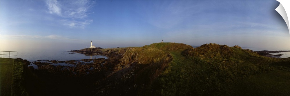 Lighthouse on the coast, Turnberry, South Ayrshire, Scotland