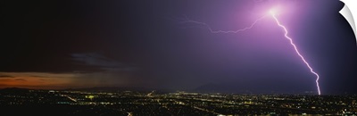 Lightning Storm at Night