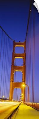 Low angle view of a bridge, Golden Gate Bridge, San Francisco, California