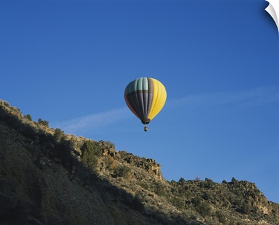 Low angle view of a hot air balloon in the sky, Taos County, New Mexico