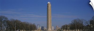 Low angle view of a monument in a park, Liberty Memorial, Kansas City, Missouri