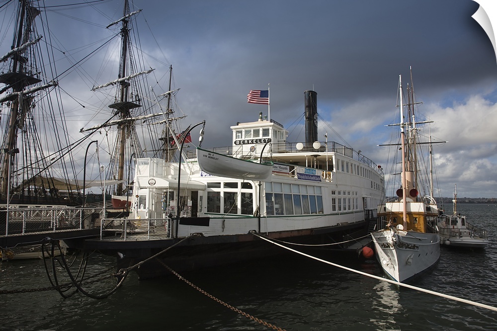 USA, California, San Diego, Maritime Museum, Ferry Berkeley, early 20th century San Francisco bay ferry