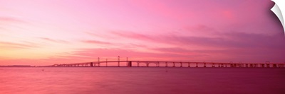 Maryland, Chesapeake Bay Bridge, dawn