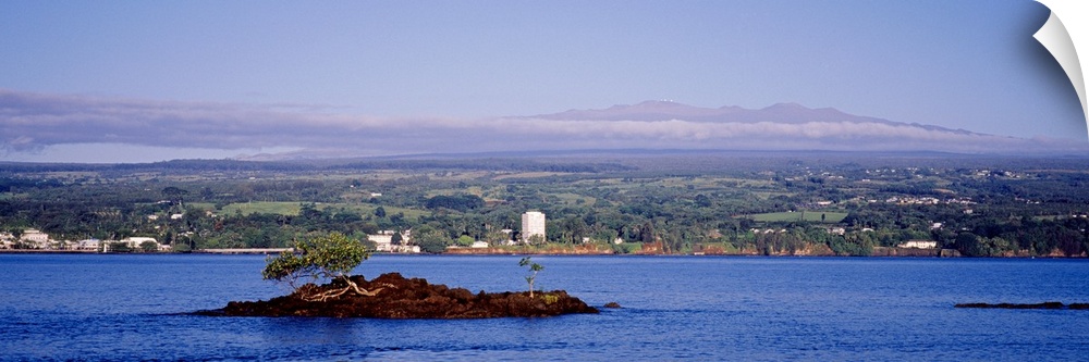 Mauna Kea and Hilo Bay HI