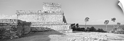 Mexico, Quintana Roo, Tulum Archeological Zone, El Castillo