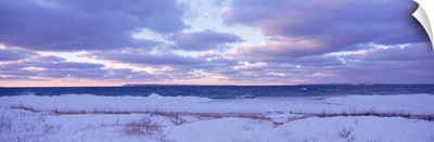 Michigan, Lake Michigan, sunset