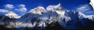 Mnts Everest & Nuptse Sagamartha National Park Nepal