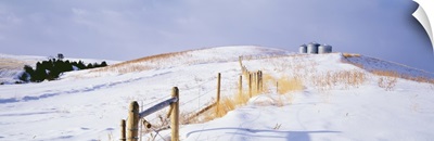 Montana, farm, winter