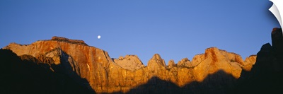 Moonrise Zion National Park UT
