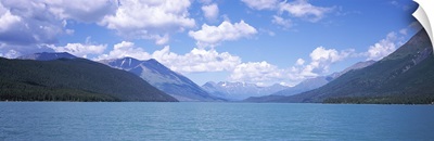 Mountain range at the lakeside, Kenai Lake, Kenai Peninsula, Alaska