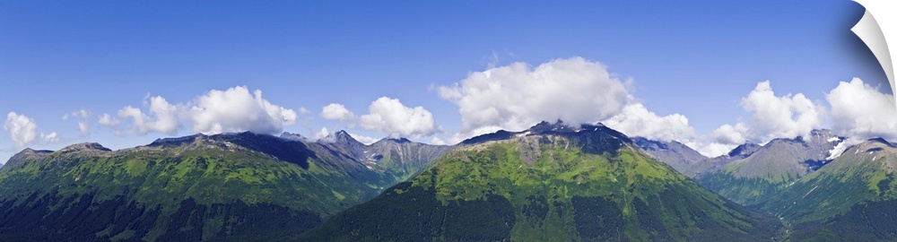Mountain range, Chugach Mountains, Anchorage, Alaska