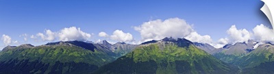 Mountain range, Chugach Mountains, Anchorage, Alaska