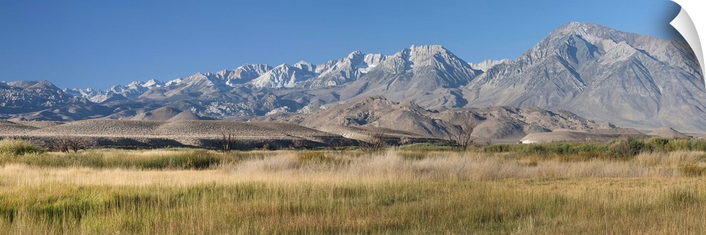 Mountain range, Eastern Sierra Mountains, Mono County, Bishop, California