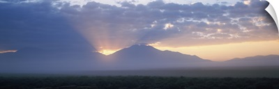 Mountains at sunrise Sangre De Cristos Mountains New Mexico
