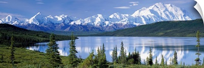 Mt McKinley Alaska Range Wonder Lake Denali National Park AK