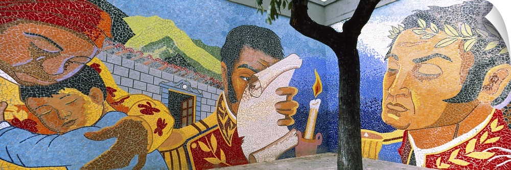 Mural on a wall La Hoyada Caracas Venezuela