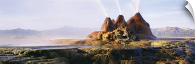 Nevada, Black Rock Desert, Geyser