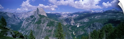 Nevada Fall and Half Dome Yosemite National Park California